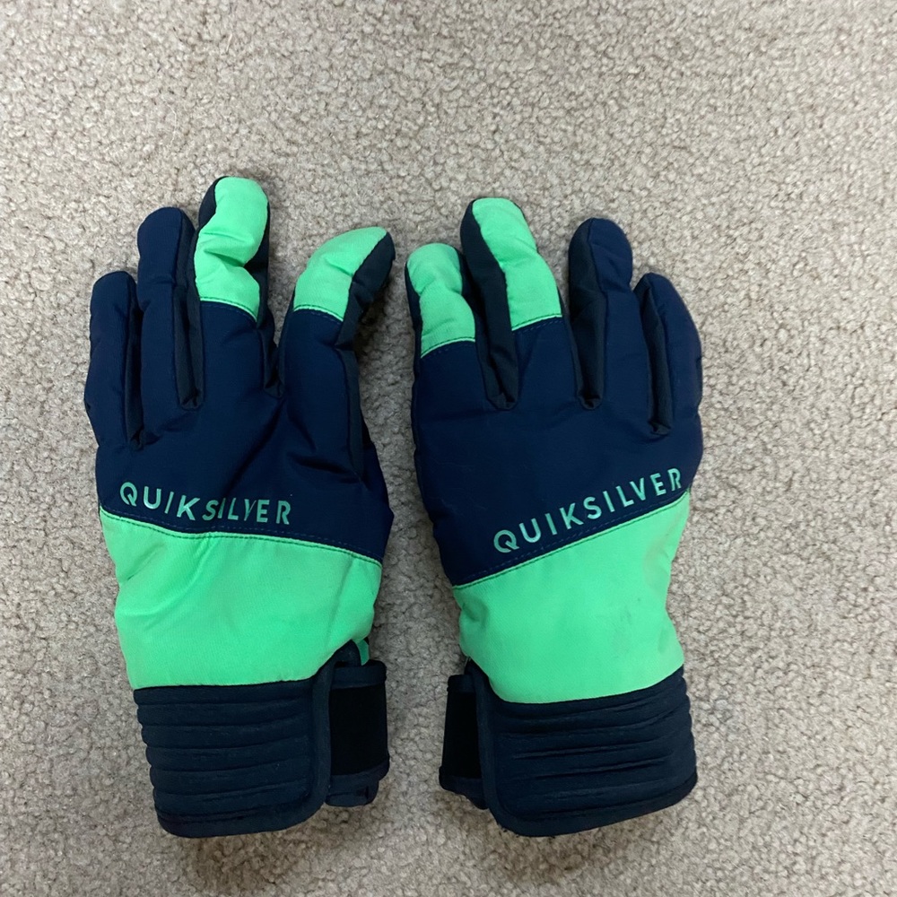 Quiksilver ski snowboard gloves boys large